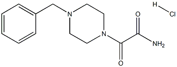 2-(4-Benzyl-piperazin-1-yl)-2-oxo-acetamid hydrochloride 구조식 이미지