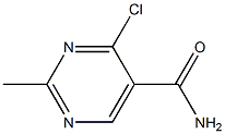4-chloro-2-methylpyrimidine-5-carboxamide Structure