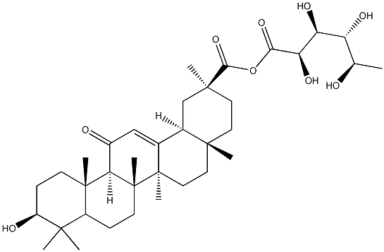 Monoglucuronyl glycyrrehetic acid Structure
