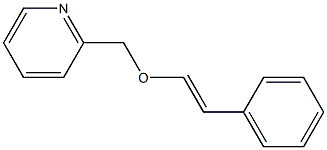 2-[[(E)-Styryloxy]methyl]pyridine Structure