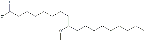 9-Methoxystearic acid methyl ester Structure