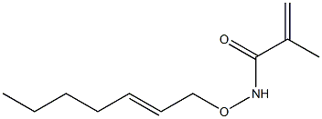 N-(2-Heptenyloxy)methacrylamide Structure