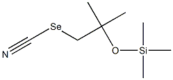 2-Methyl-2-trimethylsiloxypropyl selenocyanate 구조식 이미지