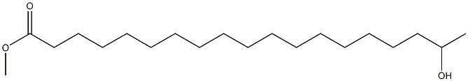 18-Hydroxynonadecanoic acid methyl ester 구조식 이미지