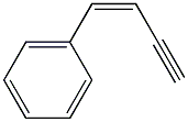 (Z)-1-Phenyl-1-butene-3-yne Structure