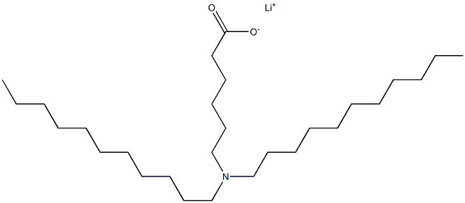 6-(Diundecylamino)hexanoic acid lithium salt Structure
