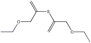 (Ethoxymethyl)vinyl sulfide 구조식 이미지