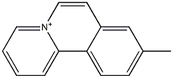 9-Methylbenzo[a]quinolizinium 구조식 이미지