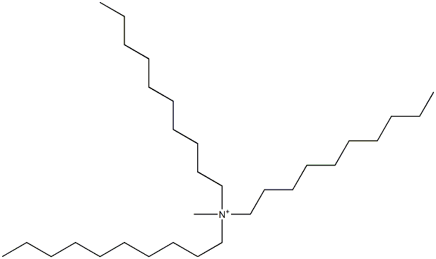 Methyltrisdecylaminium 구조식 이미지