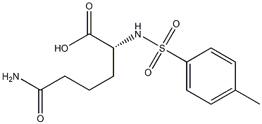[R,(-)]-2-(Tosylamino)-5-carbamoylvaleric acid 구조식 이미지
