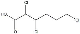 2,3,6-Trichlorocaproic acid Structure