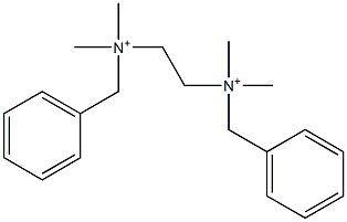 Ethylenebis(benzyldimethylaminium) 구조식 이미지