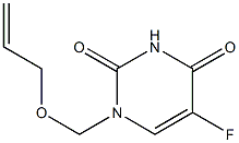 1-(2-Propenyloxymethyl)-5-fluorouracil Structure