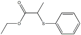 Ethyl 2-(phenylthio)propionate 구조식 이미지