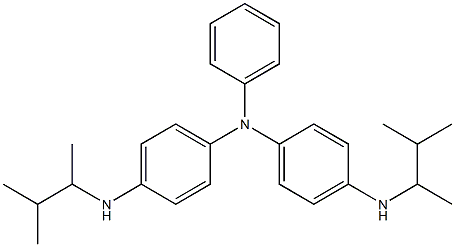 N,N-Bis[4-(1,2-dimethylpropylamino)phenyl]benzenamine Structure