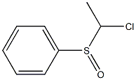 Phenyl 1-chloroethyl sulfoxide 구조식 이미지