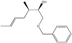 (2R,3R,5E)-1-(Benzyloxy)-3-methyl-5-hepten-2-ol Structure