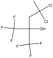 4,4-Dichloro-1,1,1-trifluoro-2-(trifluoromethyl)-2-pentanol Structure
