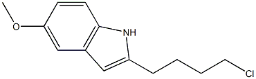 2-(4-Chlorobutyl)-5-methoxy-1H-indole Structure