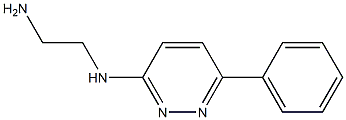 3-(2-Aminoethylamino)-6-phenylpyridazine 구조식 이미지