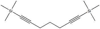 (1,6-Heptadiyne-1,7-diyl)bis(trimethylsilane) 구조식 이미지