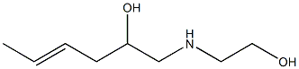 1-[(2-Hydroxyethyl)amino]-4-hexen-2-ol Structure