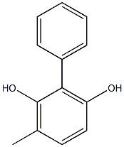 2-Phenyl-6-methylbenzene-1,3-diol 구조식 이미지