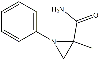 1-Phenyl-2-methylaziridine-2-carboxamide 구조식 이미지