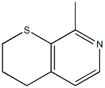 8-Methyl-2,3-dihydro-4H-thiopyrano[2,3-c]pyridine Structure