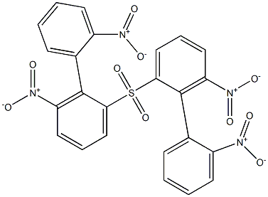 (2-Nitrophenyl)(3-nitrophenyl) sulfone Structure
