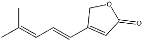 4-(4-Methyl-1,3-pentadienyl)-2(5H)-furanone 구조식 이미지