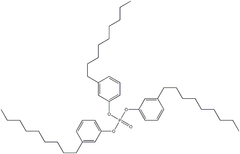 Phosphoric acid tri(3-nonylphenyl) ester 구조식 이미지