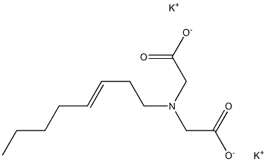 (3-Octenyl)iminodiacetic acid dipotassium salt 구조식 이미지