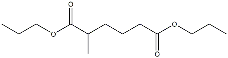 2-Methyladipic acid dipropyl ester Structure