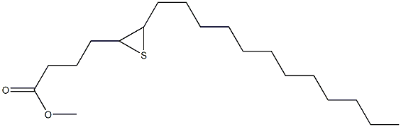 5,6-Epithiooctadecanoic acid methyl ester 구조식 이미지