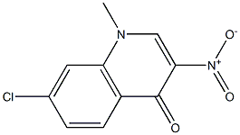 1-Methyl-3-nitro-7-chloroquinolin-4(1H)-one Structure