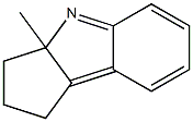 3a-Methyl-1,2,3,3a-tetrahydrocyclopent[b]indole Structure