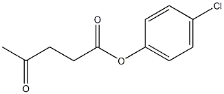 3-Acetylpropionic acid 4-chlorophenyl ester Structure