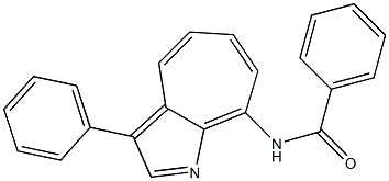 8-Benzoylamino-3-phenyl-1-azaazulene 구조식 이미지