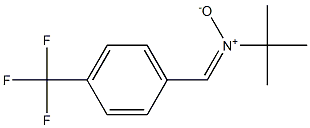 N-tert-Butyl-4-(trifluoromethyl)benzenemethaneimine N-oxide Structure