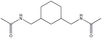 1,3-Bis(acetylaminomethyl)cyclohexane Structure