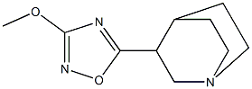 3-(3-Methoxy-1,2,4-oxadiazol-5-yl)quinuclidine Structure