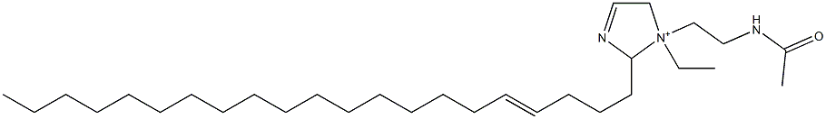 1-[2-(Acetylamino)ethyl]-1-ethyl-2-(4-henicosenyl)-3-imidazoline-1-ium Structure