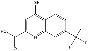 4-Mercapto-7-trifluoromethylquinoline-2-carboxylic acid Structure
