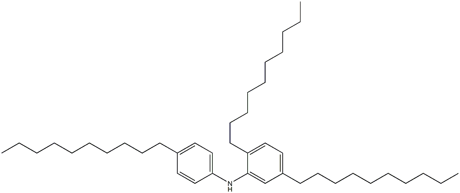 4,2',5'-Trisdecyl[iminobisbenzene] 구조식 이미지