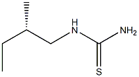 (+)-1-[(S)-2-Methylbutyl]thiourea Structure