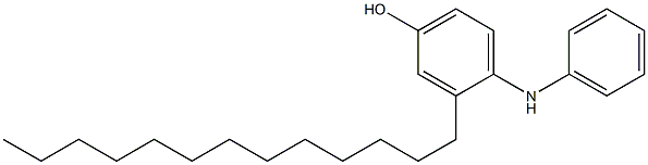 2-Tridecyl[iminobisbenzen]-4-ol Structure