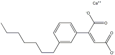 2-(3-Heptylphenyl)maleic acid calcium salt 구조식 이미지