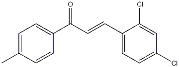 2,4-Dichloro-4'-methylchalcone 구조식 이미지