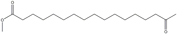 16-Oxoheptadecanoic acid methyl ester 구조식 이미지